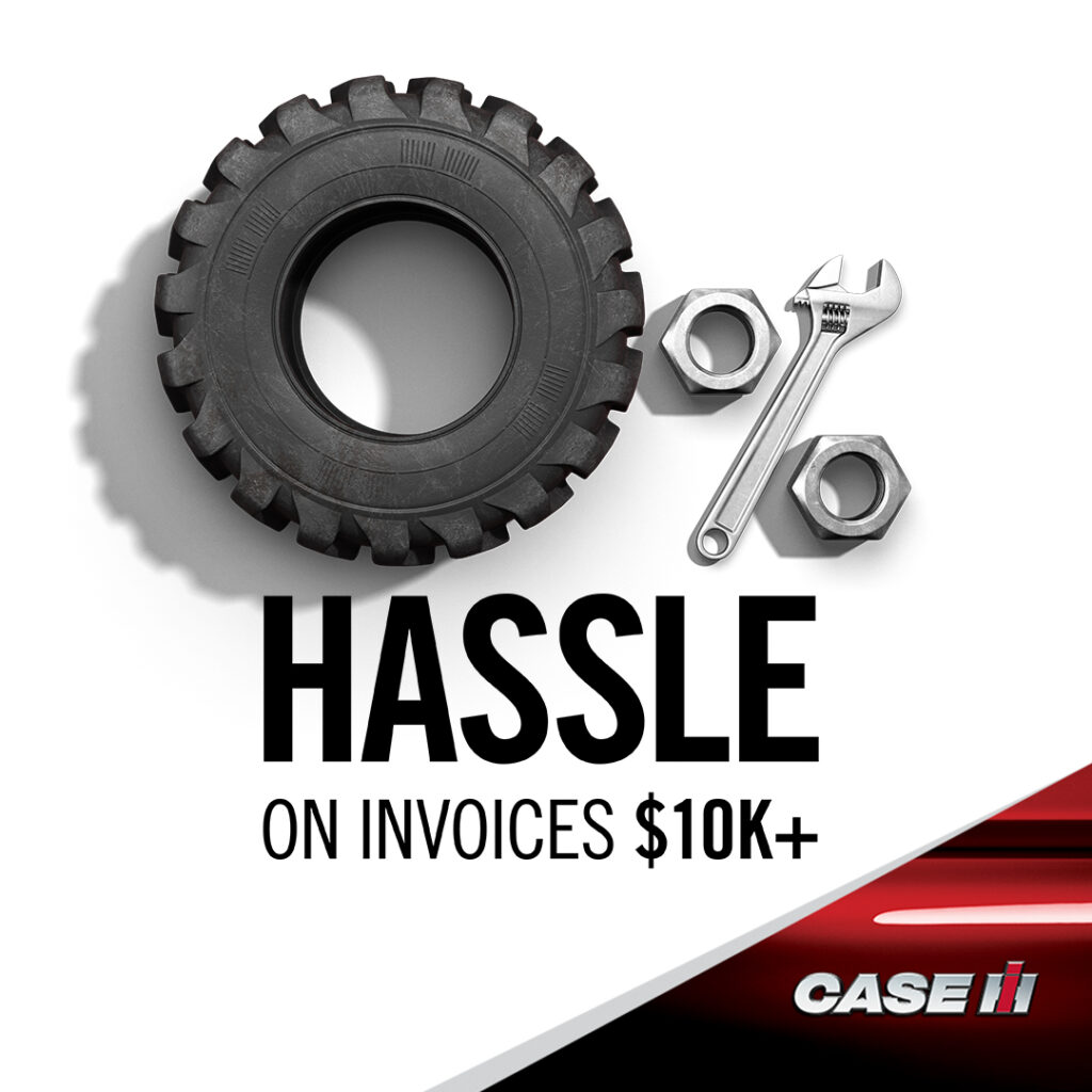 )% Finance on Case IH PARTS & SERVICE AT REDMAC AG SERVICES