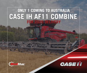 Secure the only case ih af11 coming to australia at redmac ag services