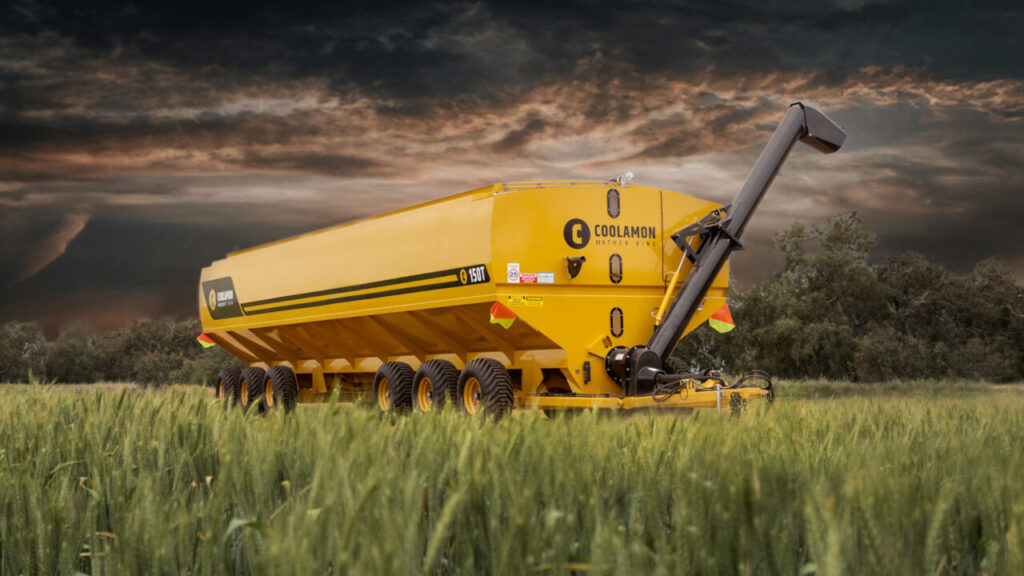 Coolamon Mother Bin CMB150T for sale at RedMac Ag Services your leading Coolamon dealership in Moora and Three Springs Western Australia