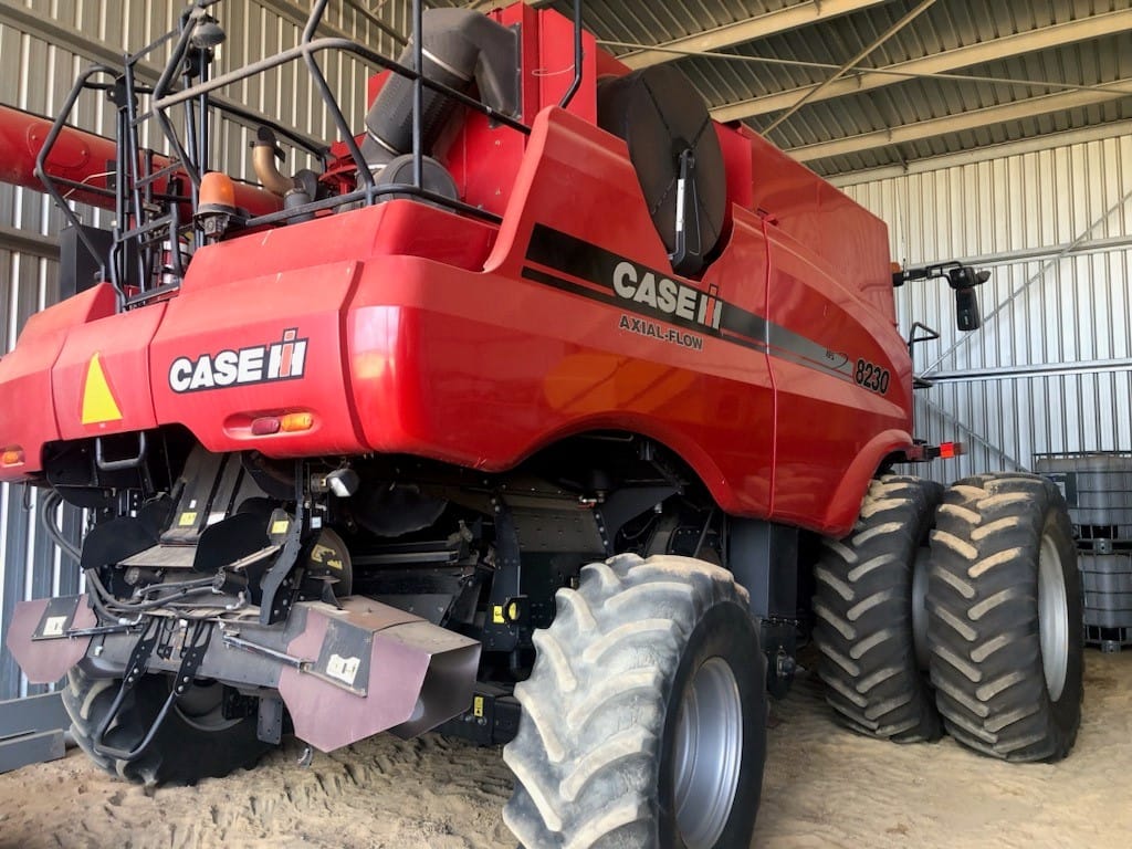 CASE IH 8230 + 3152 front Harvester/Header Available for sale at RedMac Ag Services Your Leading Case IH Dealer in the Midwest Wheatbelt of Western Australia.