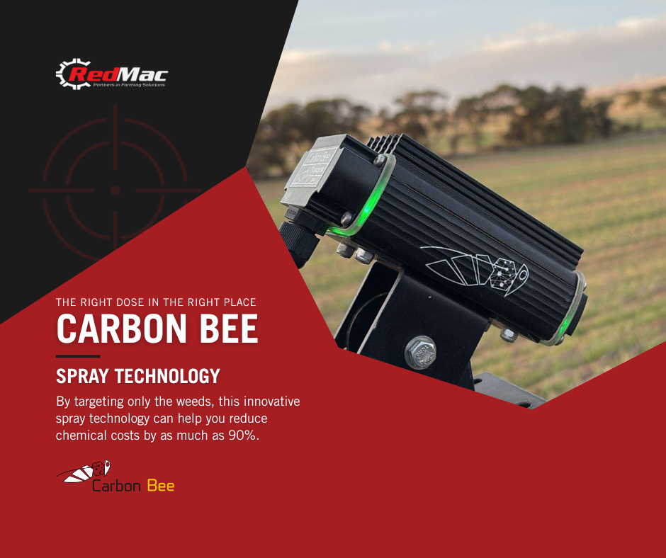 Carbon Bee spray technology available at redmac ag services western australia, moora and Three Springs