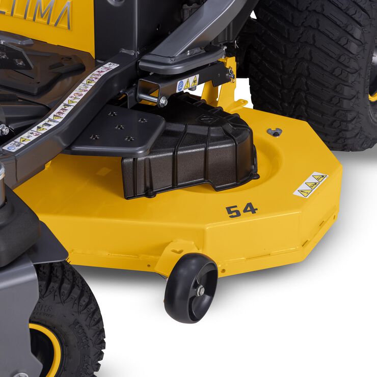 The Z3 54 S Zero Turn is a no compromise zero turn mower for large residential and small acreage applications. The unique combination of zero turn agility and stable safe handling on slopes makes the Z3 54 S perfect for challenging terrain. Navigate your terrian in comfort with an automotive-style 20" Bolster High Back Seat with arm rests. Backed by Cub Cadet's 3 Year warranty.