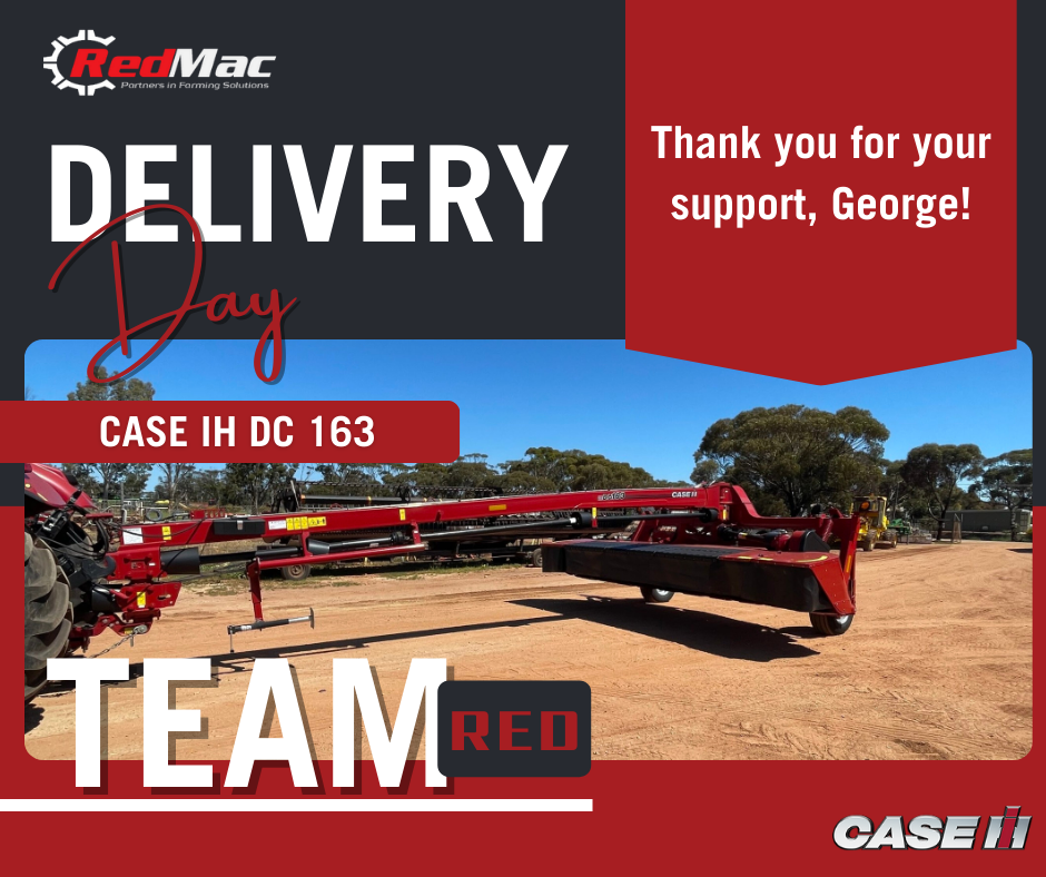 RedMac Delivers a Mower Conditioner