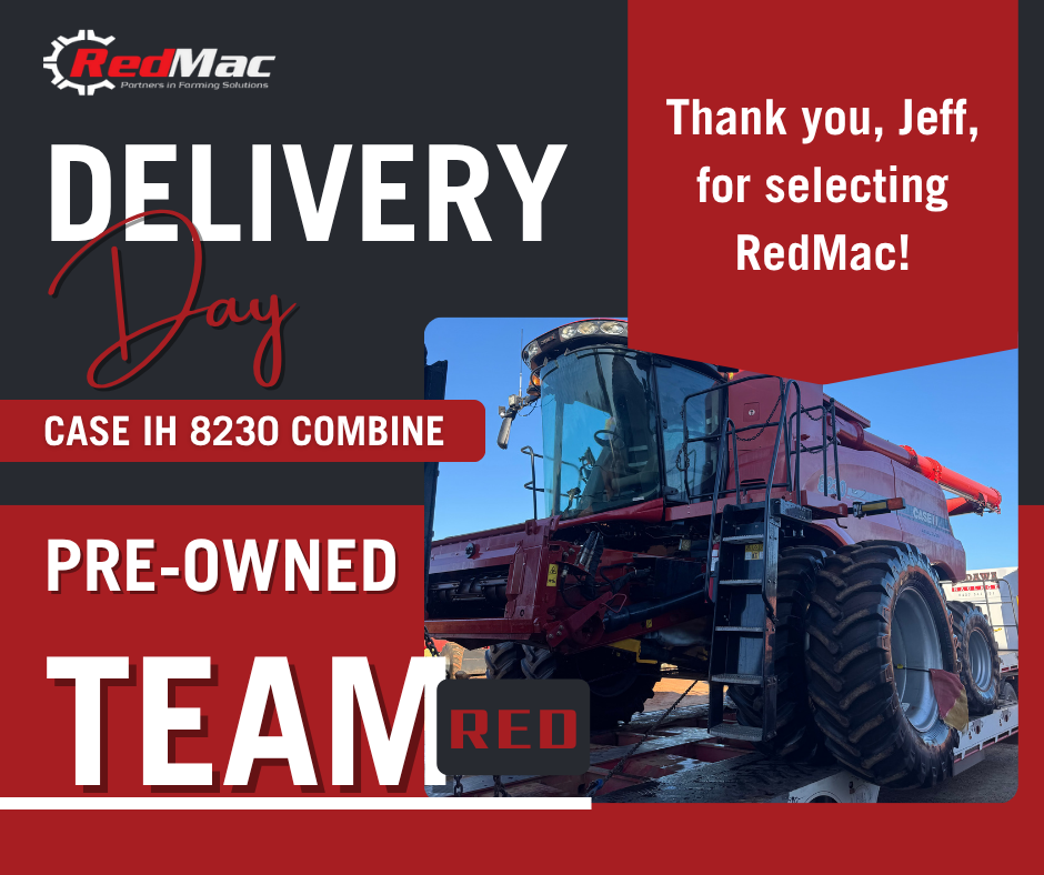 Used Case ih Combine sold and delivered to Corrigin area redmac ag services your trusted partner in agriculture