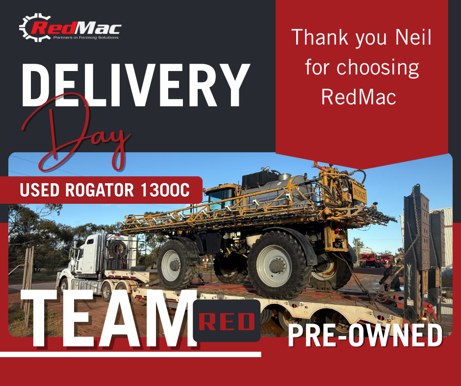 Pre-owned Rogator Delivery day at Redmac AG