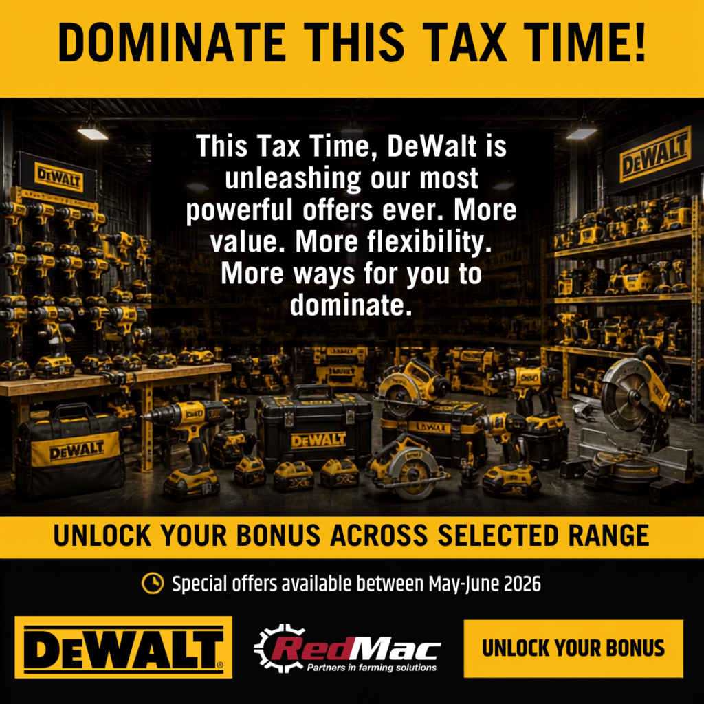 DeWalt power tools available at your local RedMac Dealership