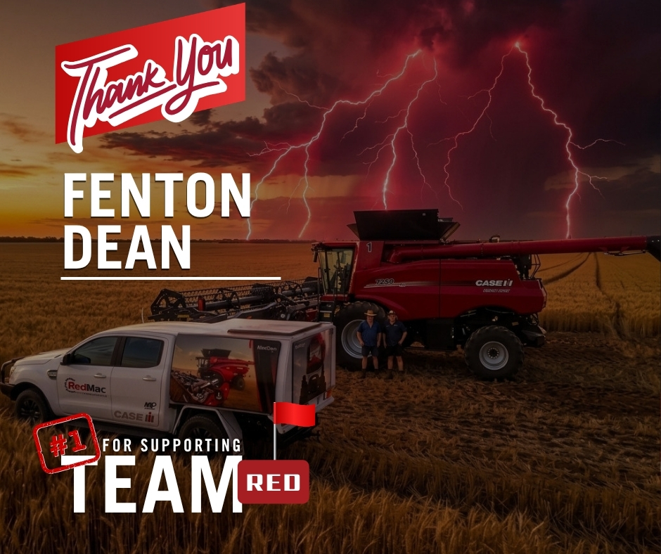 Fenton Dean Delivery of Case IH 7250 and MacDon D140