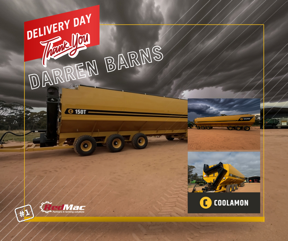 RedMac Three Springs 150T Coolamon Delivery day