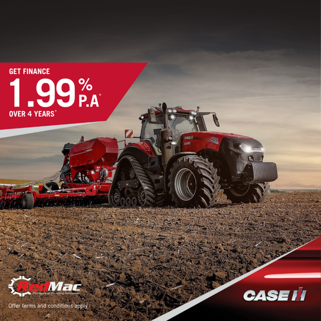 Low finance on case ih magnum tractors at redmac ag services