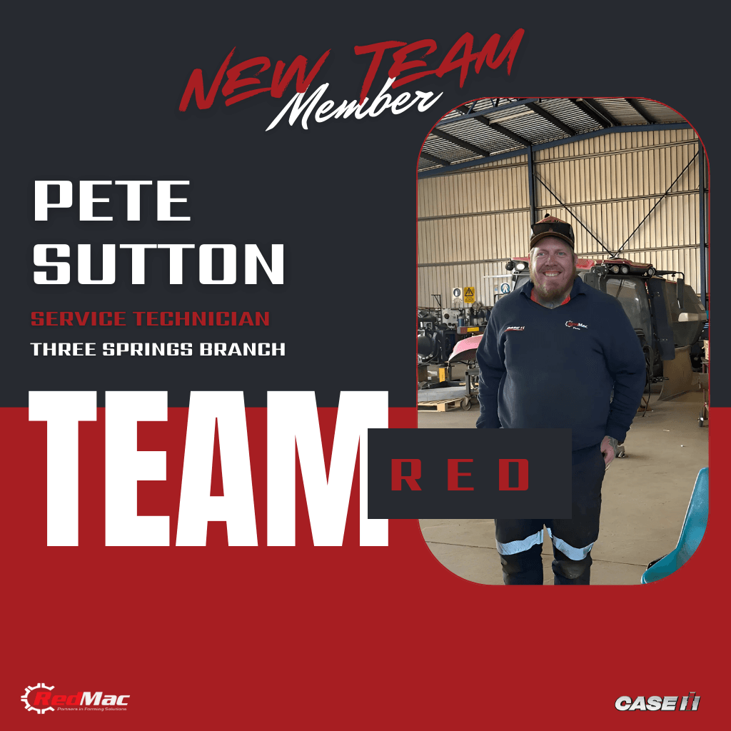 Pete Sutton as service Technician in Three Springs