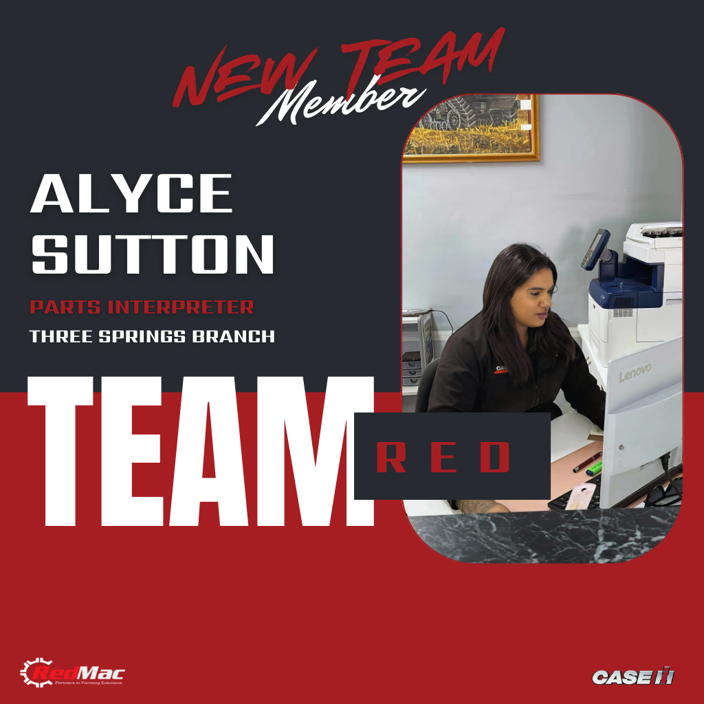 Alyce Sutton - welcome back, parts interpreter Three Springs