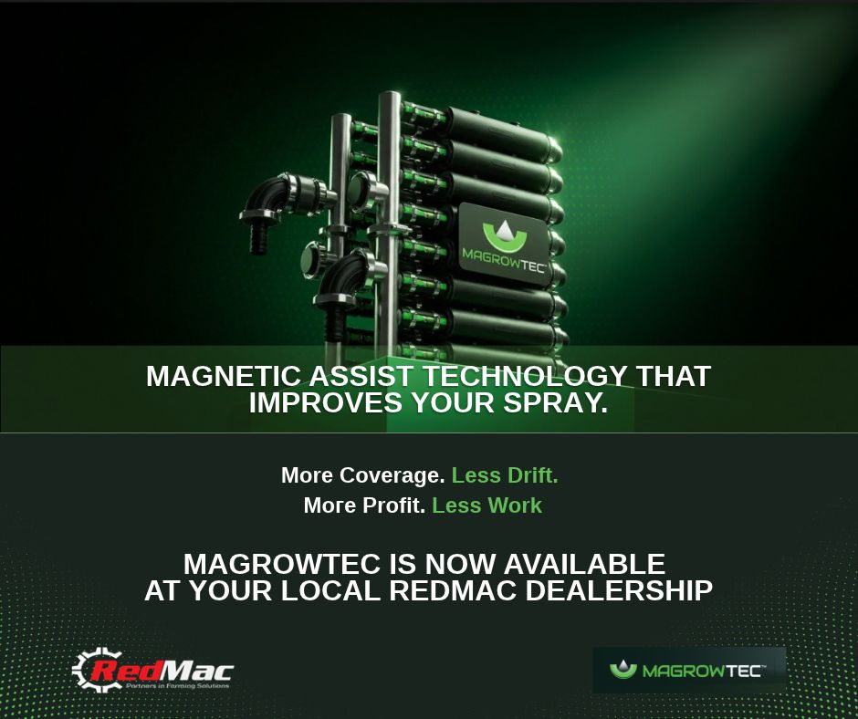 MAGROWTEC SPRAY TECHNOLOGY IS NOW AVAILABLE AT YOUR LOCAL REDMAC DEALERSHIP