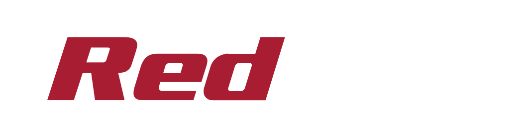 White RedMac ag Logo with Powered by HNS