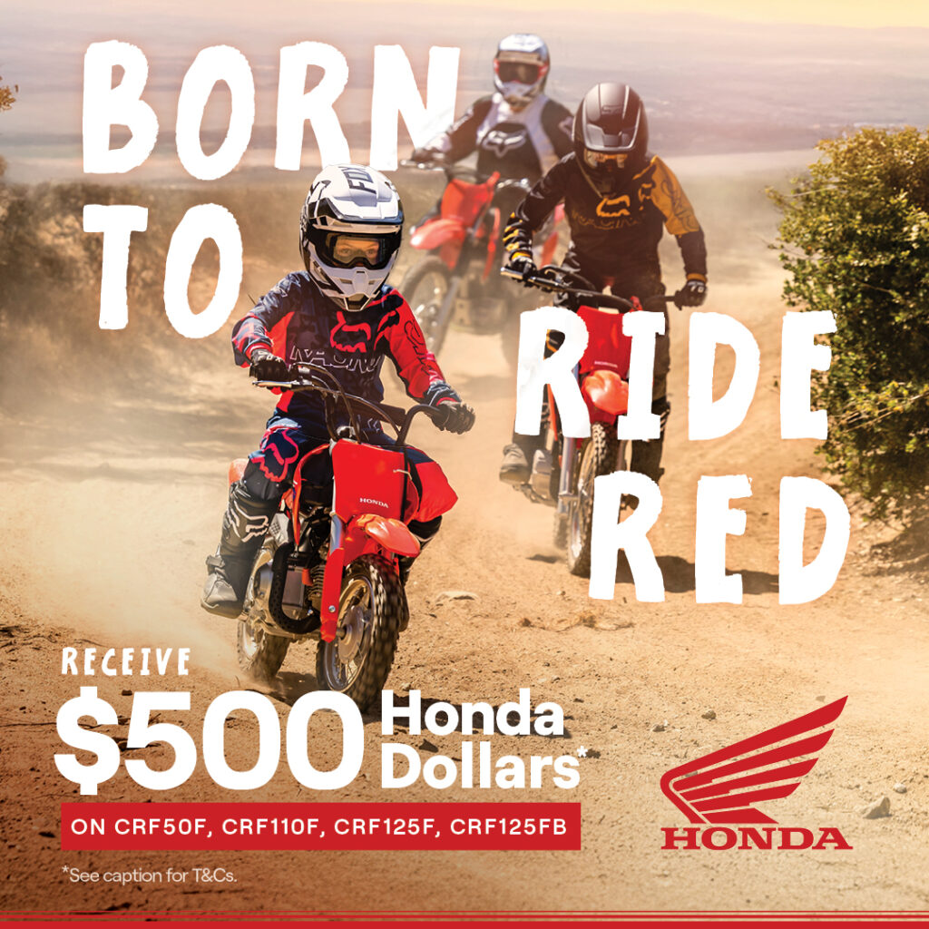 Honda Kids Bikes at RedMac Ag Services wa