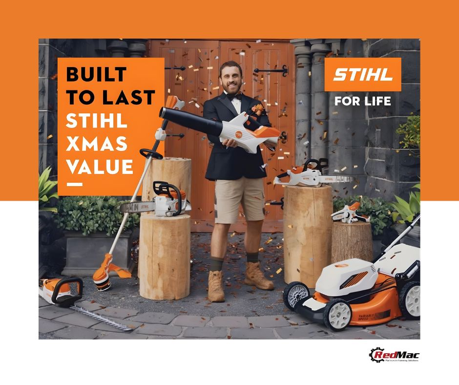Stihl Xmas Catalogue out now and stock available at RedMac Moora and Three Springs
