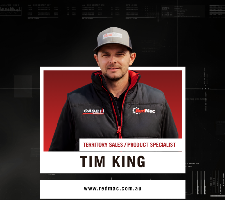 Tim King Redmac PRODUCT SPECIALIST AND TERRITORY SALES IN MOORA