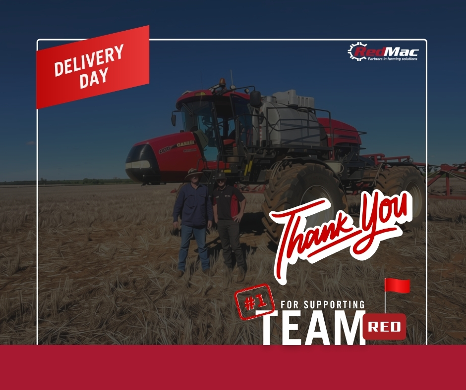 Delivery day for Moora RedMac