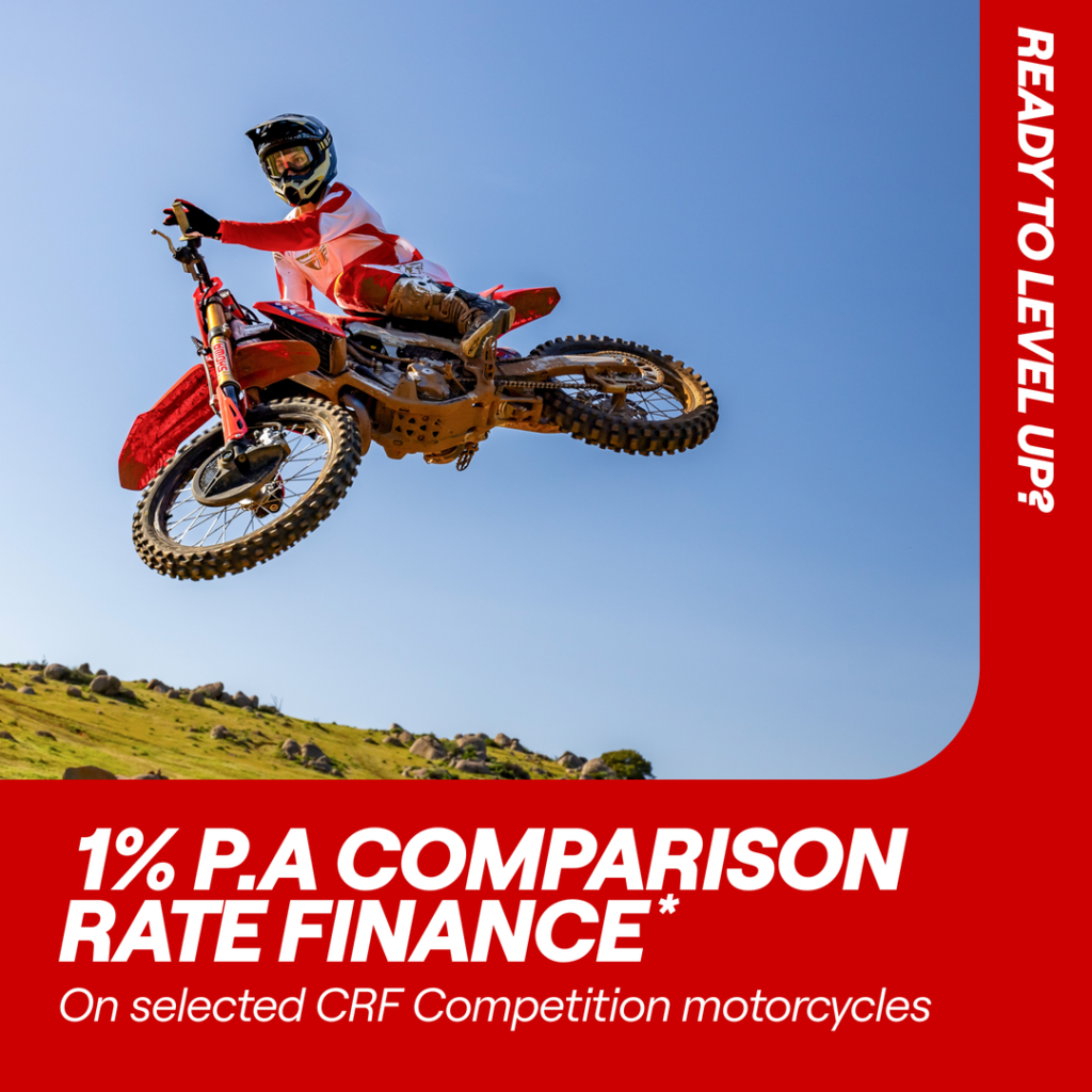 Honda’s Off-Road competition range is designed to take on the toughest, most challenging courses in the world. Precision engineered with unrivalled reliability, results in less time in the garage and more time powering through dirt. Each bike is packed full of cutting edge features and proven race winning technology to stay ahead of the competition.