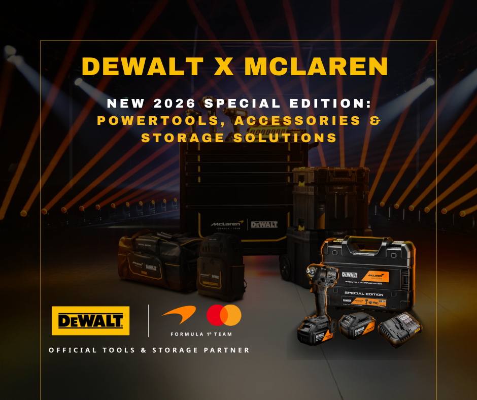 dewalt x mclaren tool range