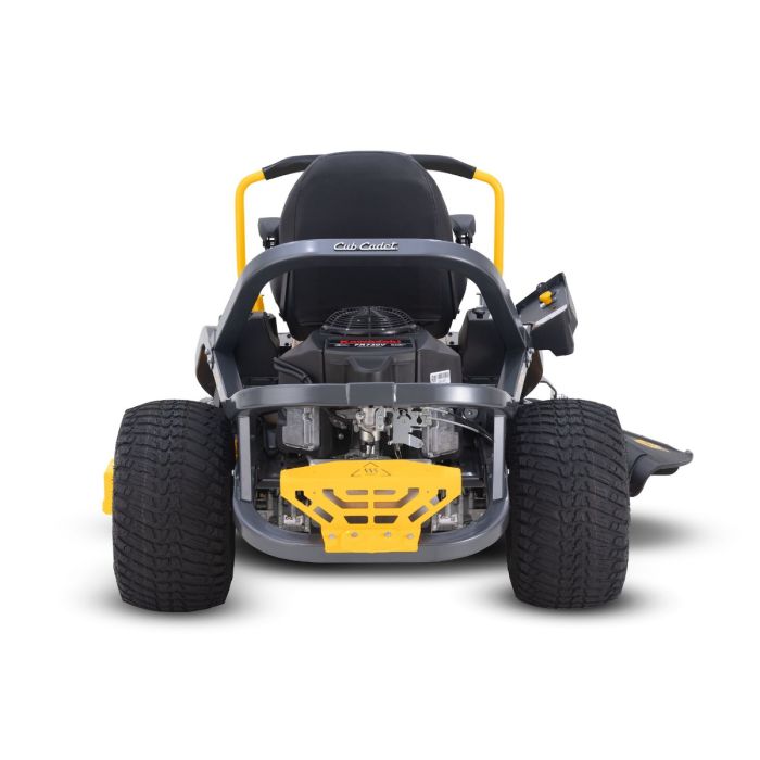 available at RedMac the Cub Cadet Ultima series The Ultima series is a the next evolution of zero turn mowers. User comfort is paramount with many clever ergonomic features built in. The open rear design and easy access to the belts and deck mean ongoing maintenance is a breeze. Backed by Cub Cadet's 3 year warranty.