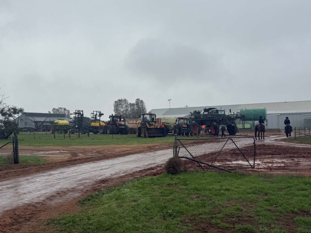 REDMAC TENT AT THE Morawa Agricultural College Open Day