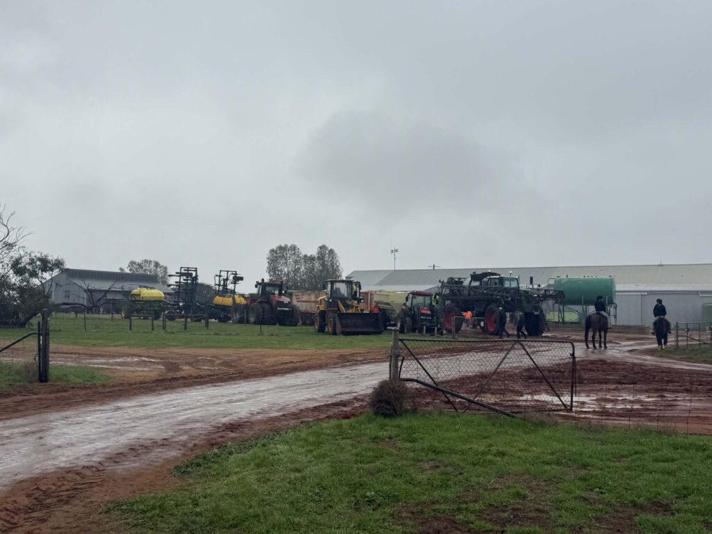 REDMAC TENT AT THE Morawa Agricultural College Open Day