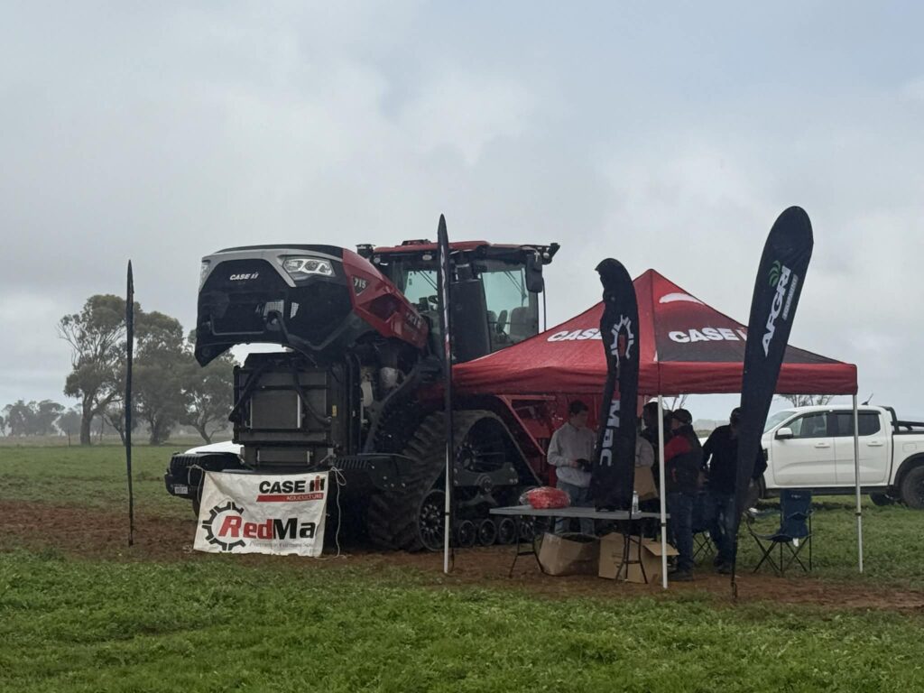REDMAC TENT AT THE Morawa Agricultural College Open Day