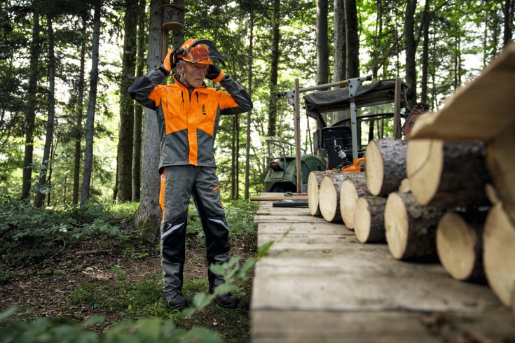 Very hard-wearing and durable work trousers for forestry work at redmac ag services Moora and Three Springs Western Australia