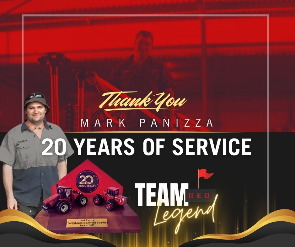 MARK PANIZZA TEAM RED LEGEND 20 YEARS OF SERVICE